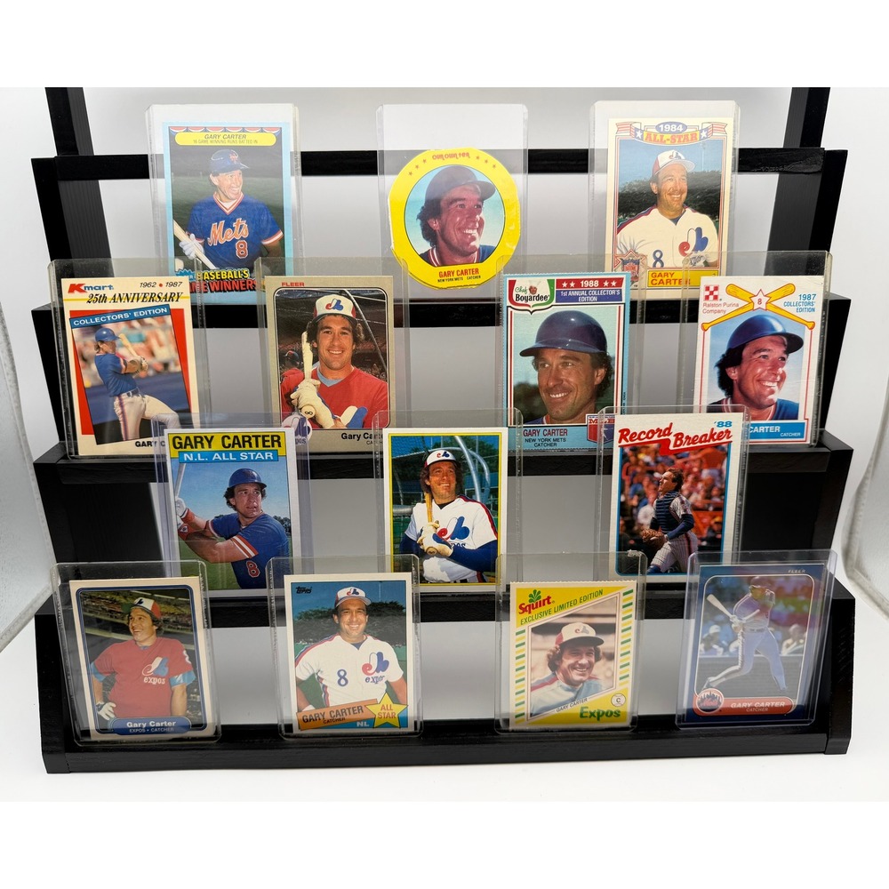 Gary Carter Baseball Card Lot 14ct Expos Mets Topps Fleer Kmart Chef Boyardee